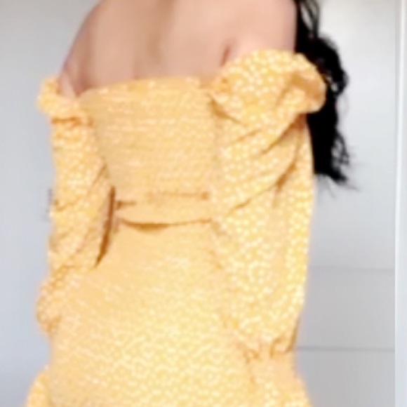 Yellow Mini Dress - Picture 3 of 3